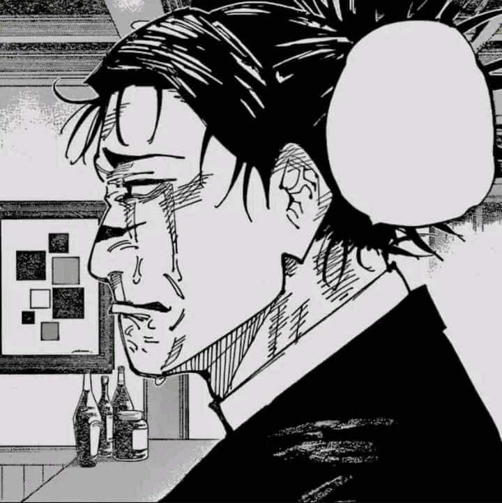 Choso crying anime meme template